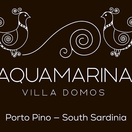 Villa Aquamarina Pavoncella Rossa Porto Pino Esterno foto