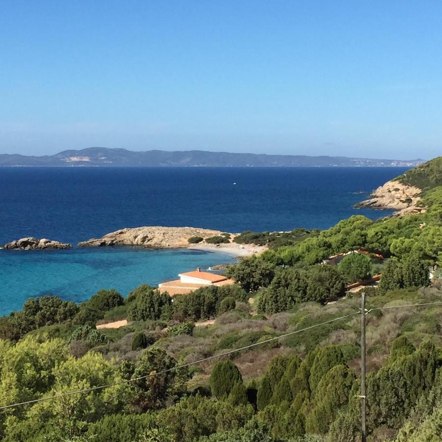 Villa Aquamarina Pavoncella Rossa Porto Pino Esterno foto