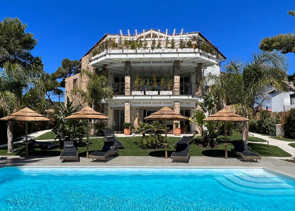 Villa Aquamarina Pavoncella Rossa Porto Pino Esterno foto
